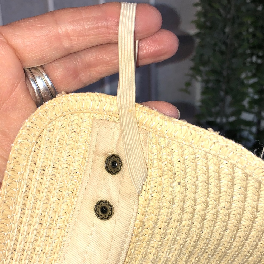 A New Day Cream Wide-Brim Packable Visor, Adjustable Snap Closure - Picture 5 of 6